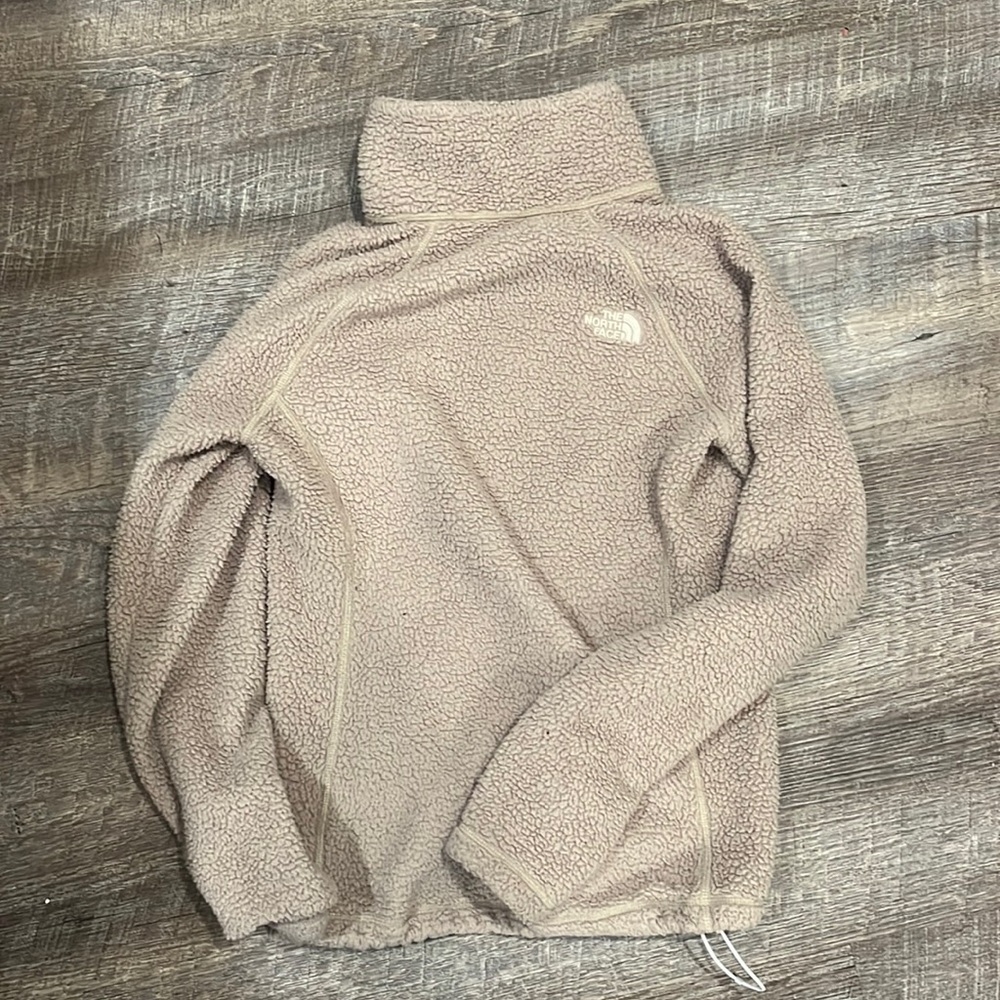 north face beige fleece